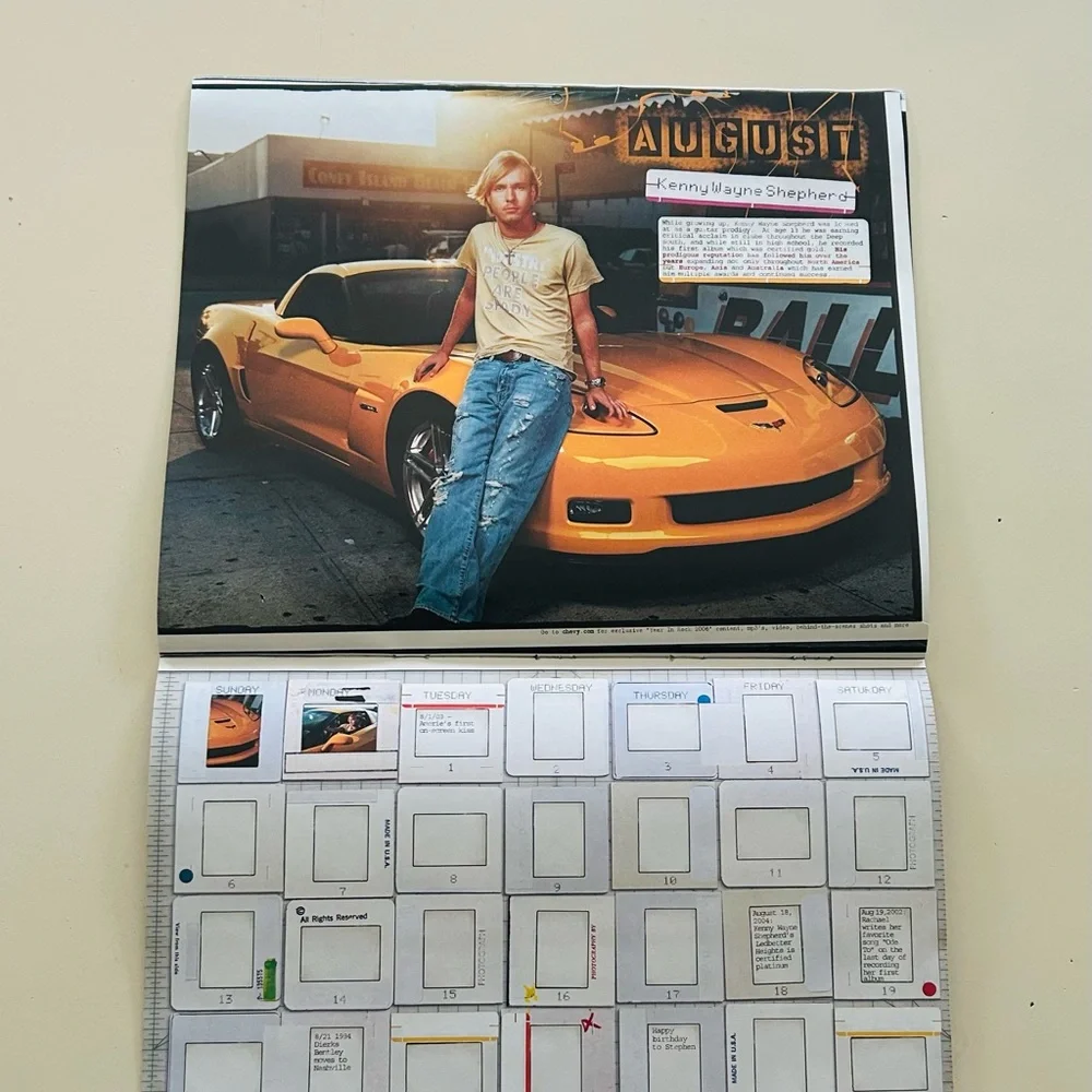 CHEVY / Year In Rock 2006 Calendar